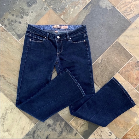 PAIGE•Size 27•Laurel Canyon Bootcut Jeans•Dark Rinse Wash•Very Gently Worn🌼 - Picture 2 of 12